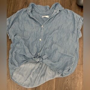 Sonoma Light Blue Striped Shirt